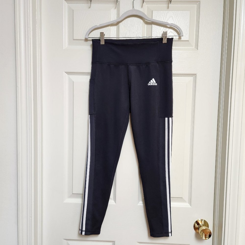 Adidas High Rise Leggings W/ Pocket